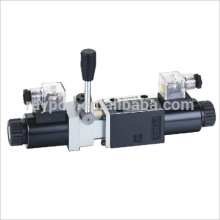 DMSG-03 type solenoid valve with manual override